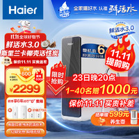 Haier 海爾 凈水器鮮活水pro家用凈水機(jī)5年RO反滲透過濾器廚下式凈飲機(jī) 超級(jí)-鮮活水pro1000G