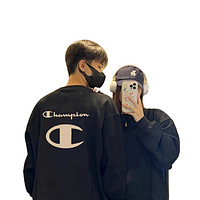 CHAMPION 冠军 卫衣男女同款宽松潮流加绒厚冬季卫衣