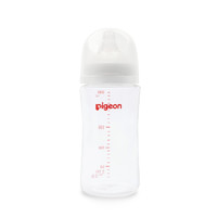 Pigeon 貝親 自然實(shí)感第3代PRO系列 寶寶玻璃奶瓶 240ml M 3月+