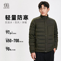 KOLON SPORT 男款戶外防潑水羽絨服 LHDJ1WT815V