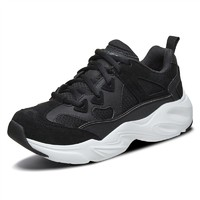 SKECHERS 斯凱奇 D'LITES系列 Stamina Airy 女子休閑運(yùn)動(dòng)鞋 66666222/BLK 黑色 35