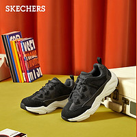 SKECHERS 斯凱奇 女士厚底老爹鞋 66666222-BLK