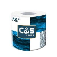 C&amp;S洁柔卷纸卫生纸家用4层140g有芯卷筒纸大卷厕所纸厕纸巾卫生间纸