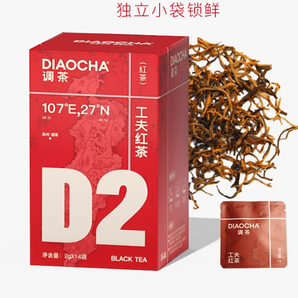 DIAOCHA 調(diào)茶 工夫紅茶 14袋