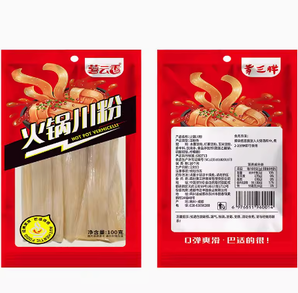 軟糯Q彈有嚼勁！薯云香 四川寬粉火鍋粉 100g*8袋