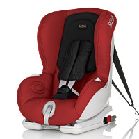 Britax 宝得适 汽车儿童安全座椅isofix接口 多普乐骑士9个月-4岁 闪电黑