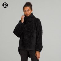 lululemon 丨Warmth Restore 女士長款套頭衫 LW3FIBS 黑色 4