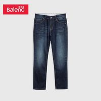 Baleno 班尼路 2023年秋冬季新品男裝牛仔褲休閑時(shí)尚男生褲子