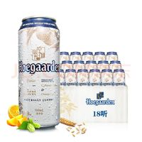 Hoegaarden 福佳 比利時風味精釀啤酒 小麥白啤酒 500ml*18聽