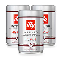 illy 意利 咖啡豆250g*3原罐進口阿拉比卡深度烘焙手沖意式