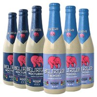 DELIRIUM 粉象 深粉*3/淺粉*3啤酒 精釀 啤酒 330ml*6瓶  比利時進(jìn)口