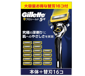 Gillette 吉列 Fusion 5 ProGlide 鋒隱致護男士手動剃須刀 1刀架+16刀頭  含稅到手274.39元