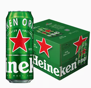 88VIP！Heineken 喜力 經(jīng)典拉罐啤酒500ml*12整箱裝