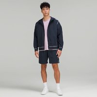 lululemon 丨Oversized-Fit 男士連帽夾克 LM3DYSA 海軍藍(lán)/灰玫瑰 S/6