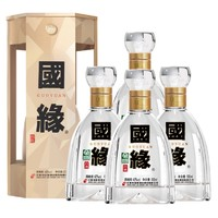 今世緣 國(guó)緣 四開(kāi) 42%vol 濃香型白酒 500ml*4瓶 整箱裝