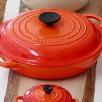 LE CREUSET 酷彩 琺瑯鍋 26cm 桔色