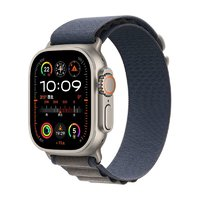 Apple 蘋果 Watch Ultra2 智能手表 GPS+蜂窩版 49mm 鈦金屬 藍色 高山回環(huán)表帶 小號