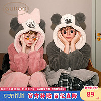 GUKOO 果殼 珊瑚絨睡衣女