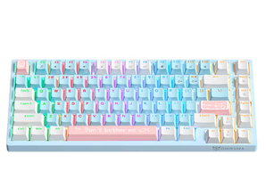 ONIKUMA G52 82键 有线机械键盘 布莉猫 青轴 RGB