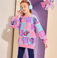 PLUS會員！My Little Pony小馬寶莉 女童加絨衛衣打底褲保暖2件套