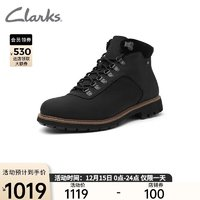 Clarks 其乐 男鞋秋冬BatcombeAlpGTX户外马丁靴透气男户外靴保暖耐磨 黑色261447977 41