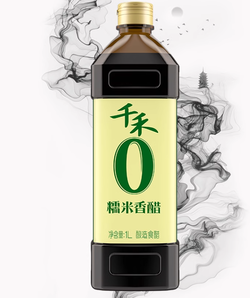 千禾 零添加 糯米香醋 1L