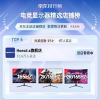 Hoesd.a瀚仕達(dá)顯示器27英寸臺(tái)式電腦顯示屏2K高清電競曲面游戲液晶屏幕辦公4K家用165監(jiān)控