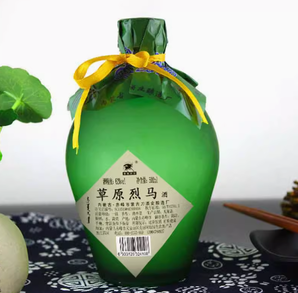 草原烈馬 悶倒驢 綠磨砂瓶 62%vol 清香型白酒 500ml 單瓶裝