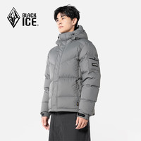 BLACKICE 黑冰 男戶外登山徒步防水透濕防風(fēng)保暖耐磨700蓬鵝絨羽絨服 灰色 L