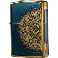 ZIPPO 之宝 打火机 航海图-熏金 LCO-0357  煤油防风火机