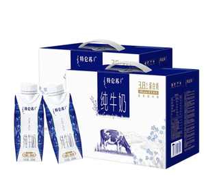 蒙牛特侖蘇純牛奶夢幻蓋250mL×10瓶*2提