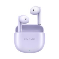 HONOR 榮耀 Earbuds X6 半入耳式真無(wú)線動(dòng)圈降噪藍(lán)牙耳機(jī) 紫色