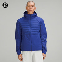 lululemon 丨Down for It All 男士P棉羽絨連帽夾克 LM4AGYS 藍(lán)色