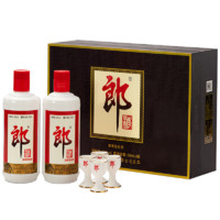 LANGJIU 郎酒 郎牌郎酒 53度 醬香型白酒 500ml*2瓶 禮盒裝