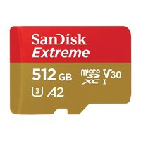 SanDisk 閃迪 Extreme 至尊極速移動系列 MicroSD存儲卡 512GB（U3、V30、A2）