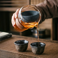 Le Bronte 朗特樂 茶水分離過濾器 玻璃旋轉(zhuǎn)公杯+無孔過濾