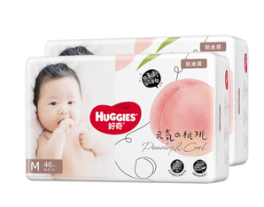 HUGGIES 好奇 铂金装 宝宝纸尿裤 M92片