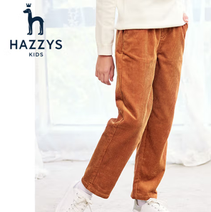 HAZZYS 哈吉斯 女童休閑褲