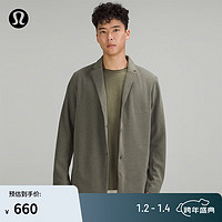 lululemon 丨Gridliner? 男士拉絨西裝外套 LM3DTAS 雜色角豆棕