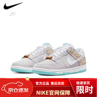 NIKE 耐克 官網(wǎng)Dunk:Low:SB理發(fā)店龍?zhí)ь^潮休閑校園男女情侶百搭運(yùn)動(dòng)滑板鞋 dunk sb 理發(fā)店龍?zhí)ь^ 39