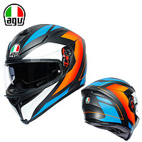 AGV 頭盔K5S MATT BLACK/BLUE/ORANGE M