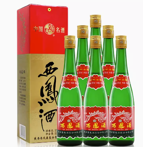 88VIP！西鳳酒 綠瓶高脖 55%vol 鳳香型白酒 500ml*6瓶