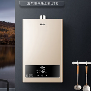 PLUS會員！Haier 海爾 JSQ22-12UTSDMWM 燃氣熱水器 白色 12L