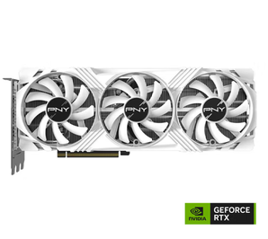 PNY 必恩威 GeForce RTX4070Ti 12GB Gaming VERTO LED掌控者性能版三風(fēng)扇電競游戲顯卡 白色款