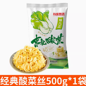 每客悠選 東北酸菜農(nóng)家自制 500g