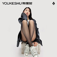 YOUKESHU 有棵樹(shù) C級(jí)女士絲襪黑絲襪1條裝