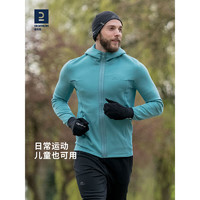 DECATHLON 迪卡儂 手套秋男女跑步騎行加絨保暖運動全指五指RUNC 性價比款黑色 L