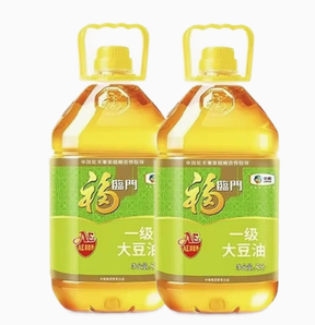 百億補(bǔ)貼！福臨門 一級(jí)大豆油5L* 2桶