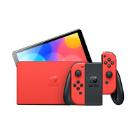 Nintendo 任天堂 日版 Switch OLED 游戲主機(jī) 馬里奧紅限定版