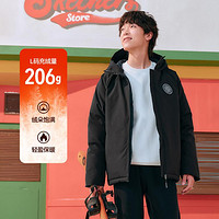 SKECHERS 斯凱奇 男士短款運(yùn)動(dòng)羽絨服 L423M120-0018